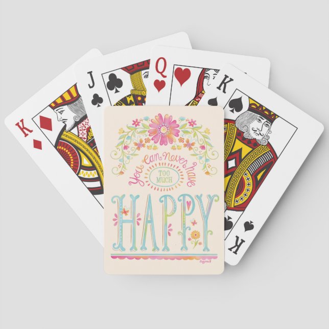Inspirational Motivational Playing Cards (Back)