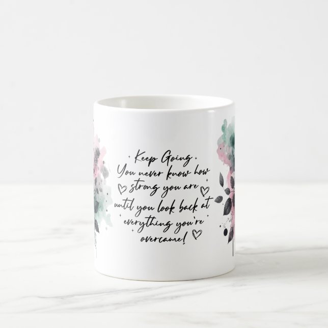 Inspirational Motivational Quote Tree Coffee Mug (Center)