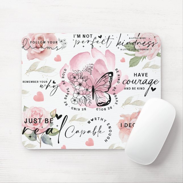 Inspirational/Motivational Quotes Sayings Mouse Pad (With Mouse)