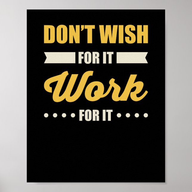 Inspirational Motivational Success Poster (Front)