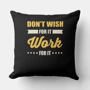 Inspirational Motivational Success Quote Cushion