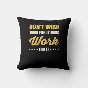 Inspirational Motivational Success Quote Cushion