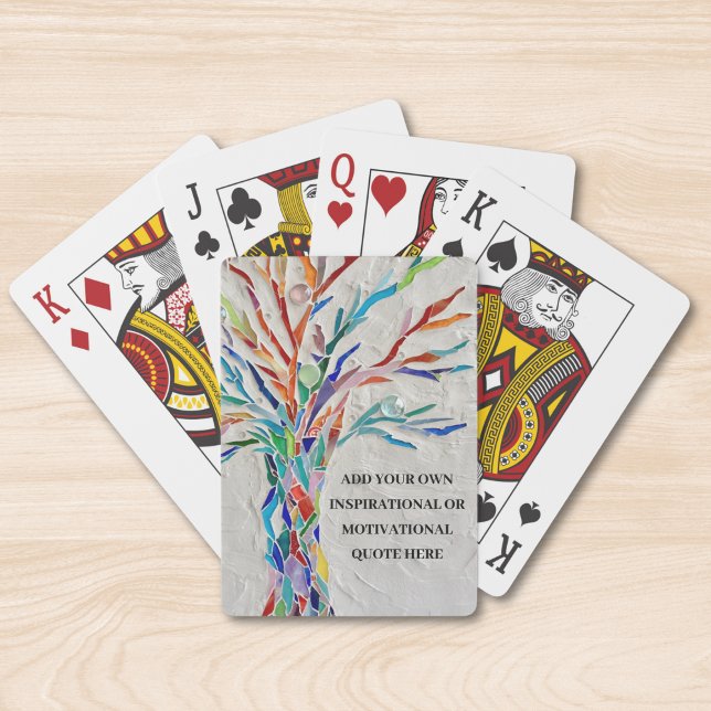 Inspirational Motivational Tree Playing Cards (Creator Uploaded)