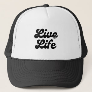 inspirational motivational trucker hat design