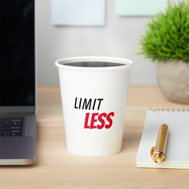 inspirational motivational typography quote focus  paper cups (Insitu)