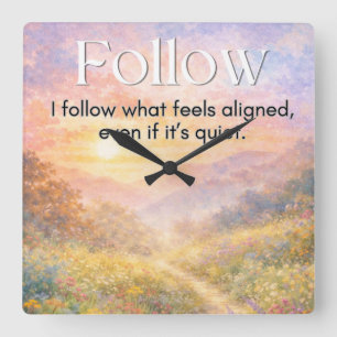 Inspirational Motivational Wall Clock