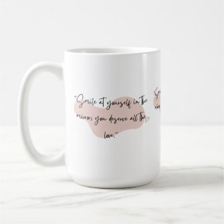 "Inspirational Mug for Self-Love and Positivity"