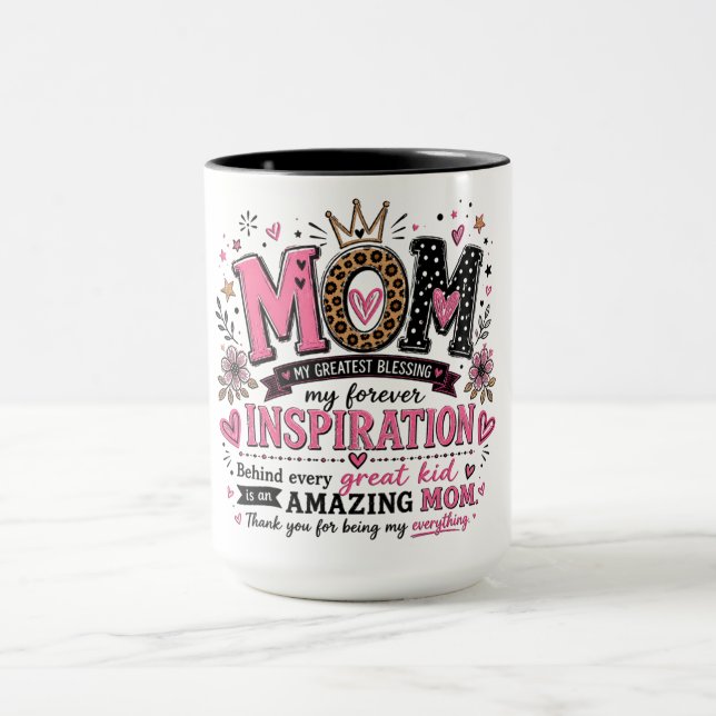 Inspirational Mum Greatest Blessing Mug (Center)