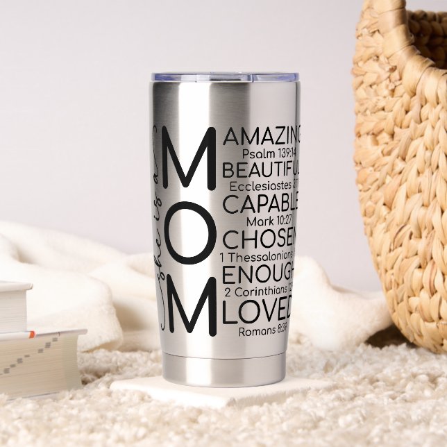 Inspirational Mum Insulated Tumbler (Living Room (Rotated))