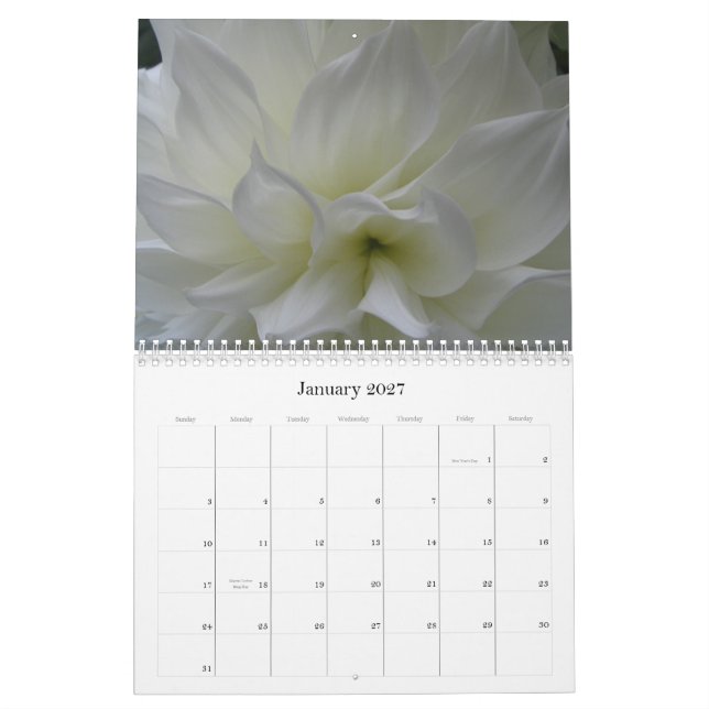 Inspirational Nature Calendar (Jan 2027)