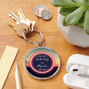 Inspirational Night Key Ring
