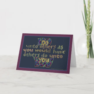 Inspirational Note Cards - Golden Rule
