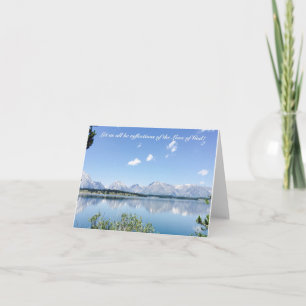 Inspirational Notecard with Landscape