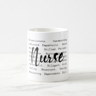 Inspirational Nurse Words Coffee Mug