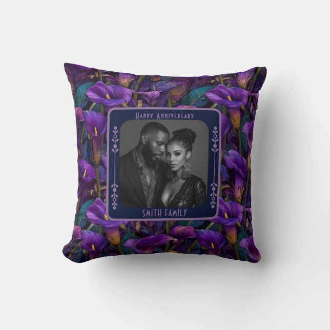 Inspirational Parents Throw Pillow  For Husband  (Front)