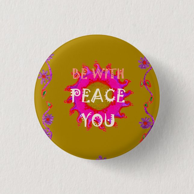Inspirational Peace Be With You Vector Design Art (Front)