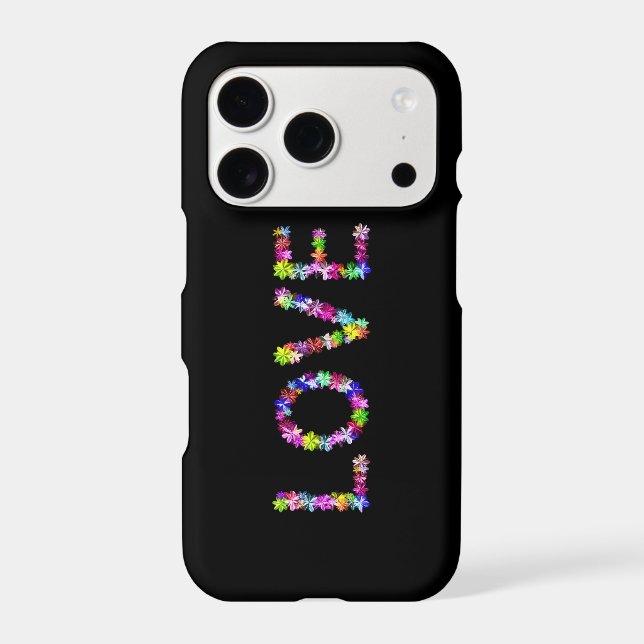 Inspirational Peace & Love | Bold Floral (Back)