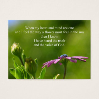 Inspirational Personal Cards