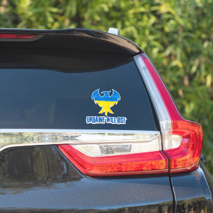 Inspirational Phoenix Ukraine Colours Car Decal