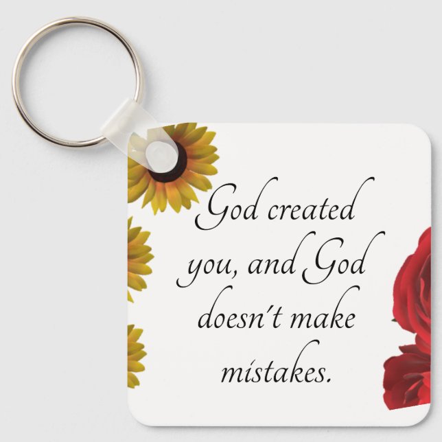 Inspirational Photo  Key Ring (Front)