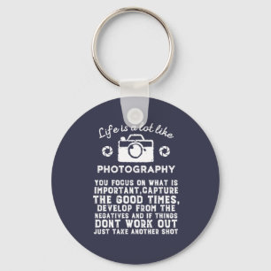 Inspirational Photographer Life Like Photography Key Ring