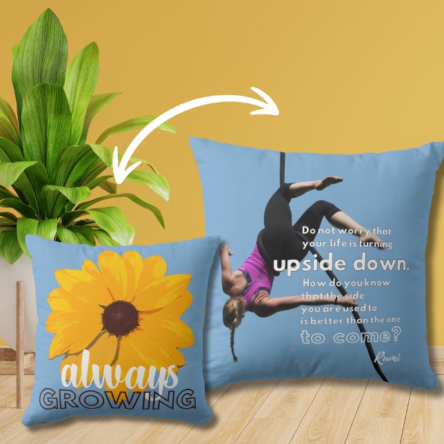 Inspirational Photography Pillow Powerful Woman (Creator Uploaded)