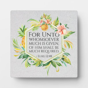 Inspirational Plaque