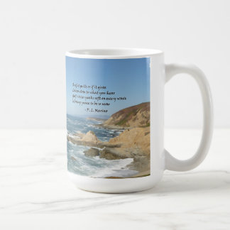 Inspirational poem on a mug