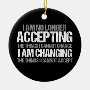 Inspirational Political Activist Change Quote Ceramic Ornament