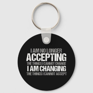 Inspirational Political Activist Change Quote Key Ring
