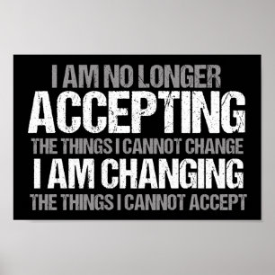 Inspirational Political Activist Change Quote Poster