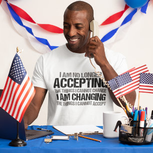 Inspirational Political Activist Quote on Change T-Shirt