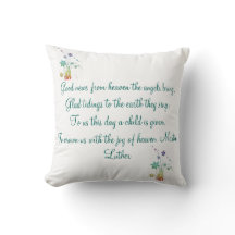 Inspirational Polyester Throw Pillow 16" x 16"