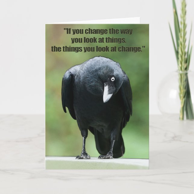 Inspirational - Positive Attitude Card (Front)