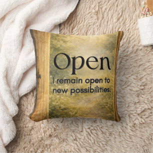 Inspirational Positive Mindset Decor Cushion