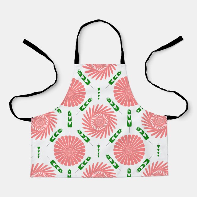 Inspirational Positive Quote Modern Typography Pos Apron (Front)