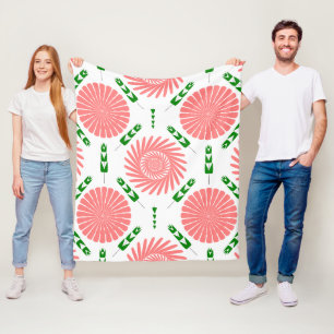 Inspirational Positive Quote Modern Typography Pos Fleece Blanket