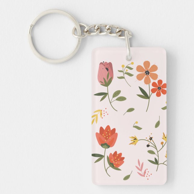 Inspirational Positive Quote Modern Typography Pos Key Ring (Front)