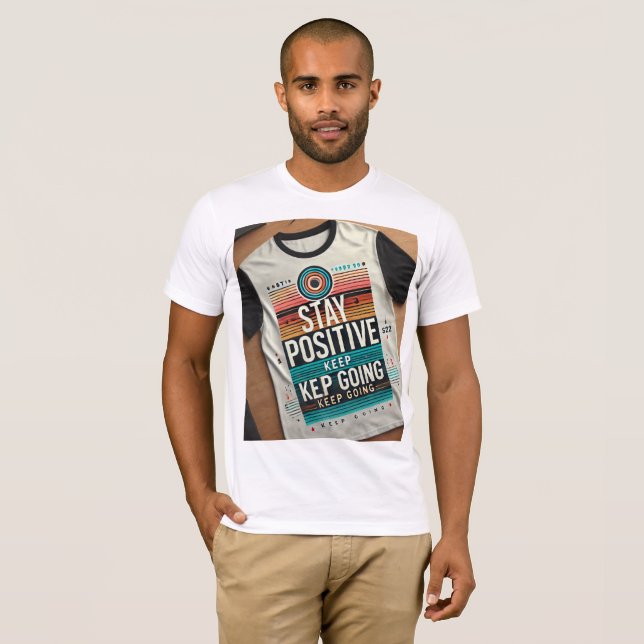 Inspirational Positivity T-Shirt – Spread Good Vib (Front Full)