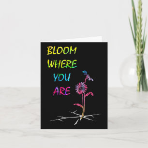 Inspirational Positivty Graphic Motivational Quote Card