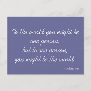 Inspirational Postcard