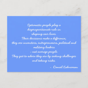 Inspirational Postcard quote