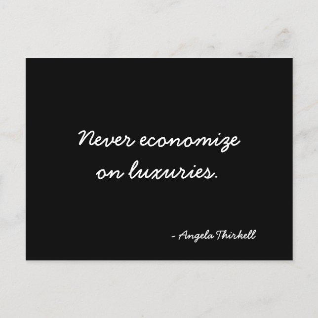 Inspirational Postcard quote (Front)