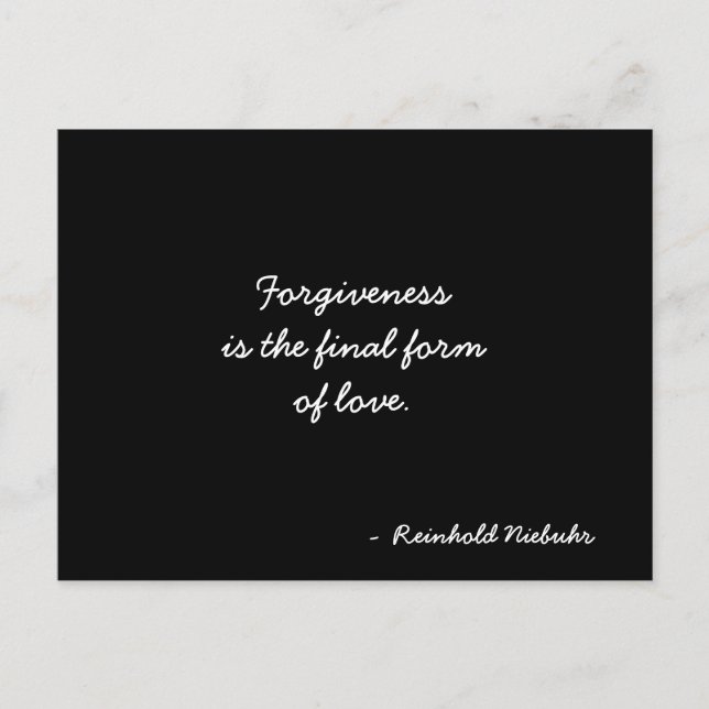 Inspirational Postcard quote (Front)