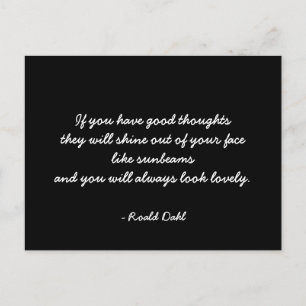Inspirational Postcard quote
