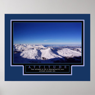 Inspirational Poster "Attitude" 22x28