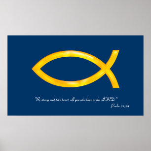 Inspirational   Psalm 31; 24 Poster