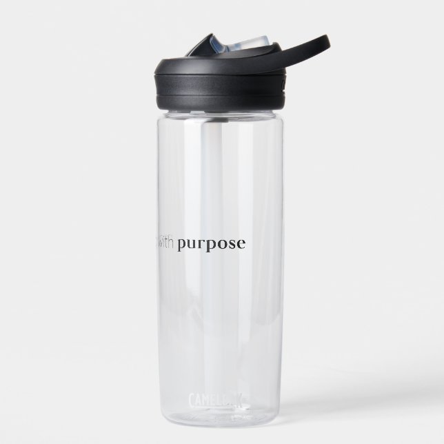 Inspirational - “Purpose” Water Bottle (Left)