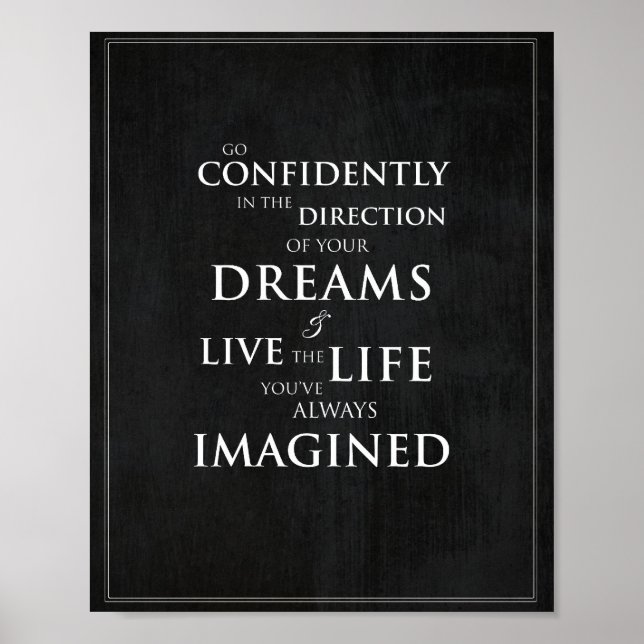 Inspirational Quote 8"x10" Art Print (Front)