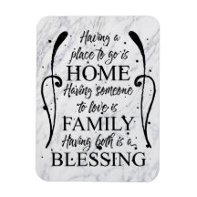 Inspirational Quote about Home - Family - Blessing